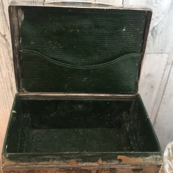 🌠 🌹Antique Sterling Silver Cigarette Box🌹 🌠 or Jewelry Box🌺💐Wedding Gift🌷 - Picture 10 of 16